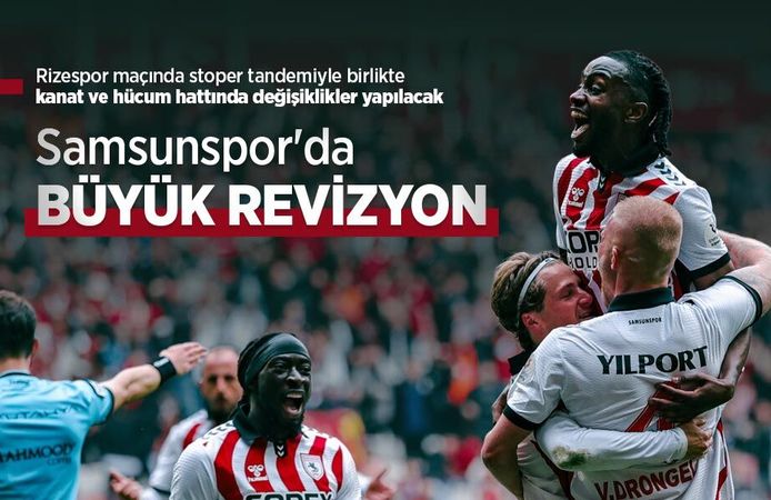 Samsunspor'da  BÜYÜK  REVİZYON