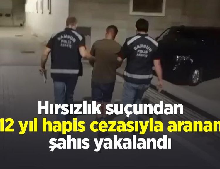 Hırsızlık suçundan 12 yıl hapis cezasıyla aranan şahıs yakalandı