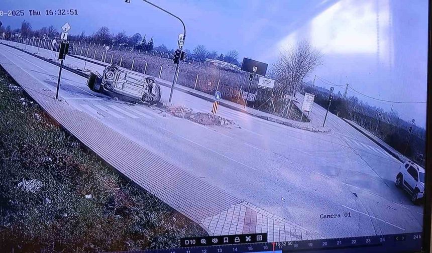 kaza yapan tır alev aldı: 1 ölü, 1 yaralı