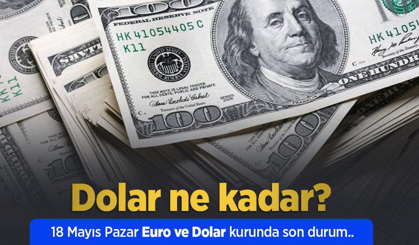 18 Mayıs 2025 Güncel Dolar ve Euro Kuru: Anlık Döviz Fiyatları