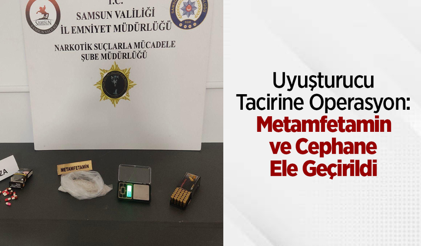 Uyuşturucu Tacirine Operasyon: Metamfetamin ve Cephane Ele Geçirildi