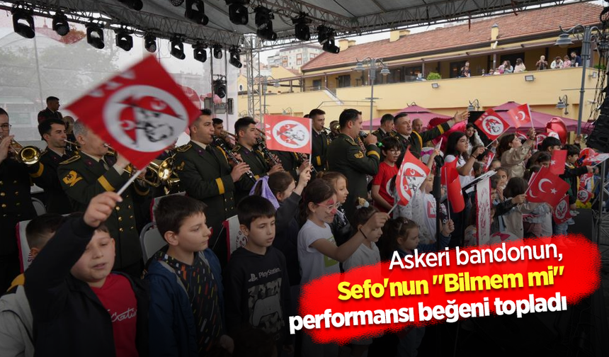 Askeri bandonun, Sefo'nun "Bilmem mi" performansı beğeni topladı