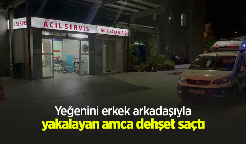 Yeğenini erkek arkadaşıyla yakalayan amca dehşet saçtı