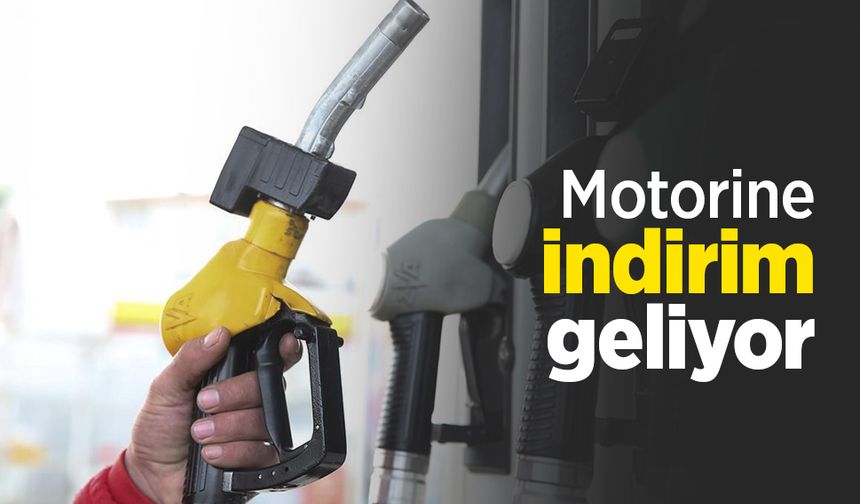Motorine indirim geliyor