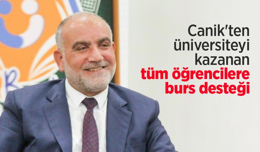 Canik'ten üniversiteyi kazanan tüm öğrencilere burs desteği