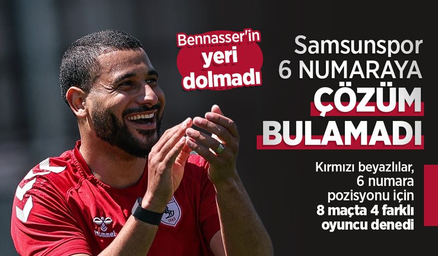 Samsunspor 6 NUMARAYA ÇÖZÜM BULAMADI