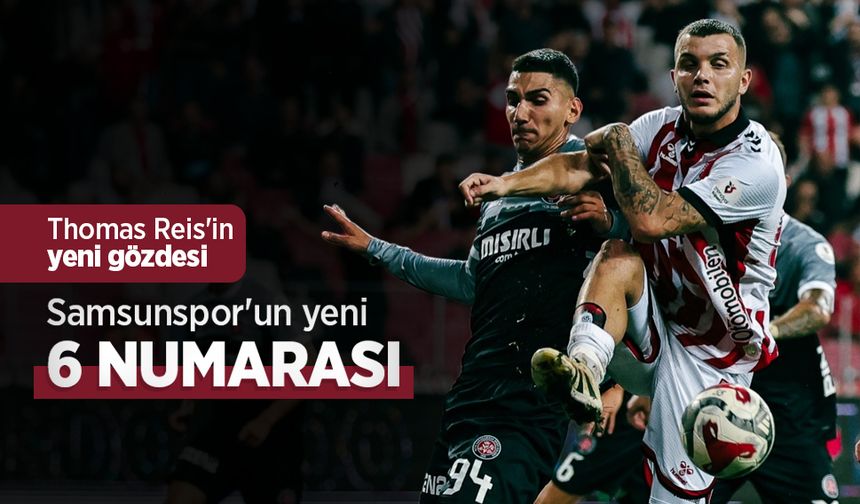 Samsunspor'un yeni 6 NUMARASI