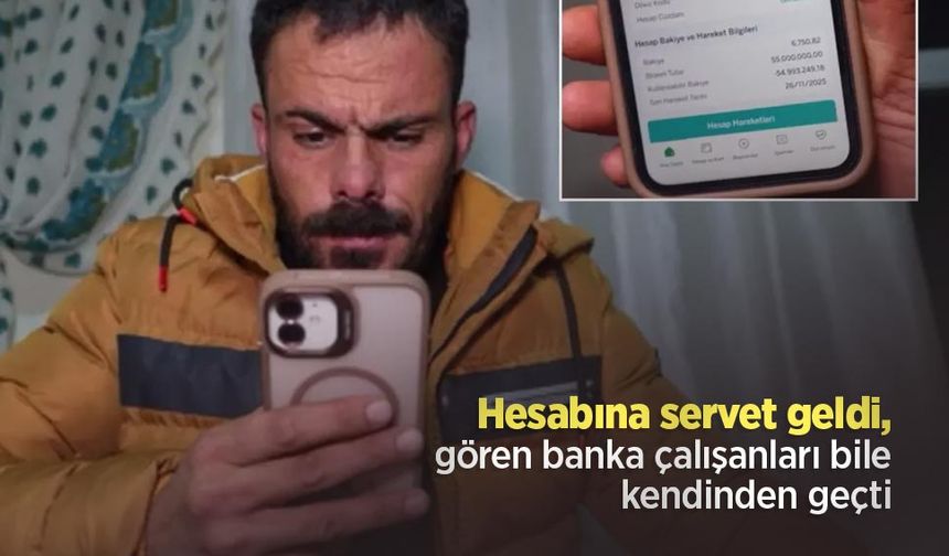 Hesabına servet geldi, gören banka çalışanları bile kendinden geçti
