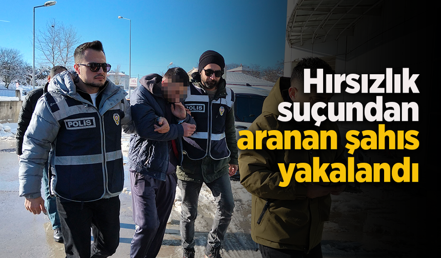 Hırsızlık suçundan aranan şahıs yakalandı