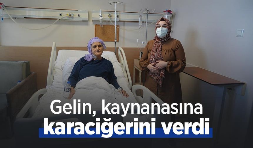 Gelin, kaynanasına karaciğerini verdi