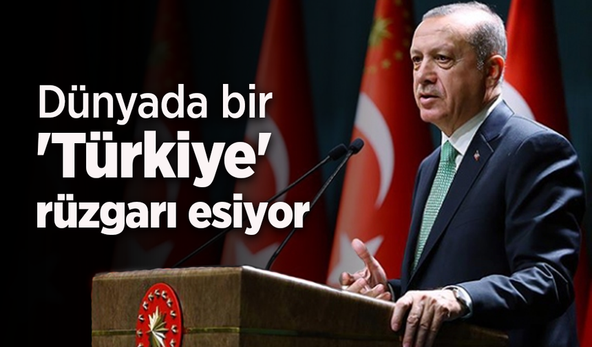 Cumhurbaşkanı Erdoğan: Dünyada bir 'Türkiye' rüzgarı esiyor