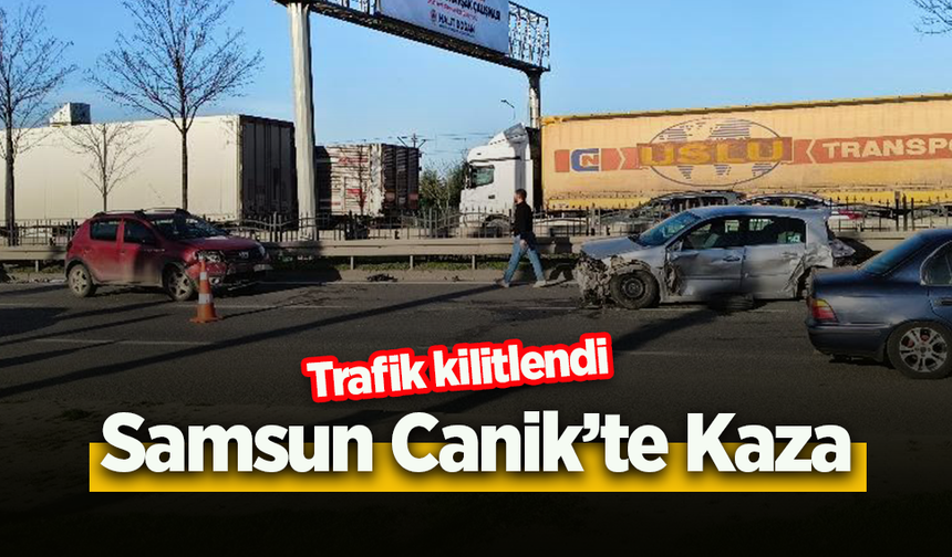 Samsun Canik’te Kaza