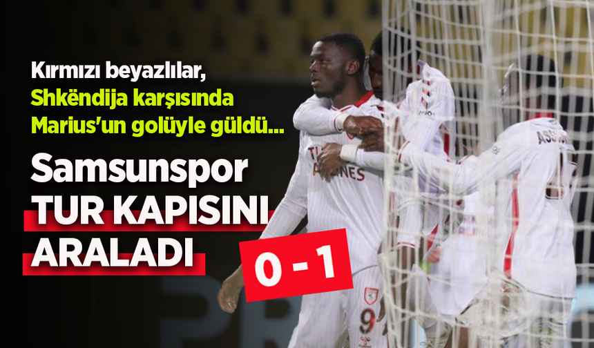 Kırmızı beyazlılar, Shkëndija karşısında Marius'un golüyle güldü...