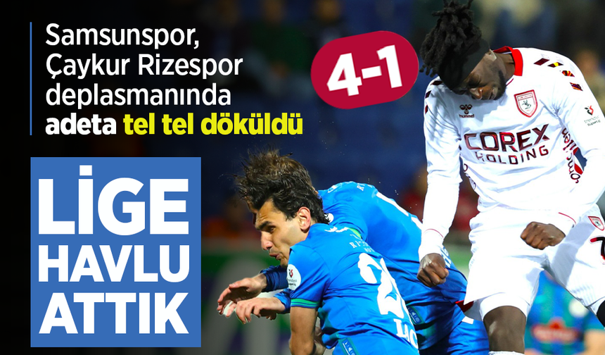 LİGE HAVLU  ATTIK 4-1
