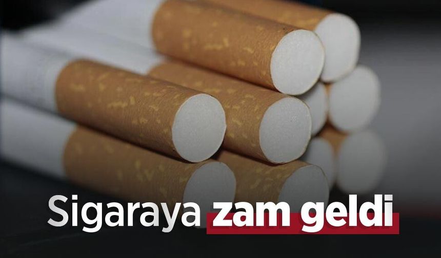 Sigaraya zam geldi