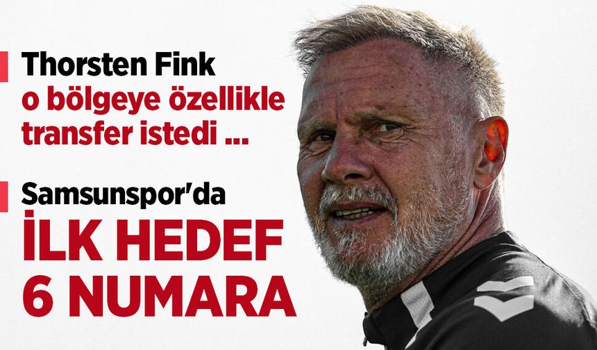 Samsunspor'da İLK HEDEF 6 NUMARA