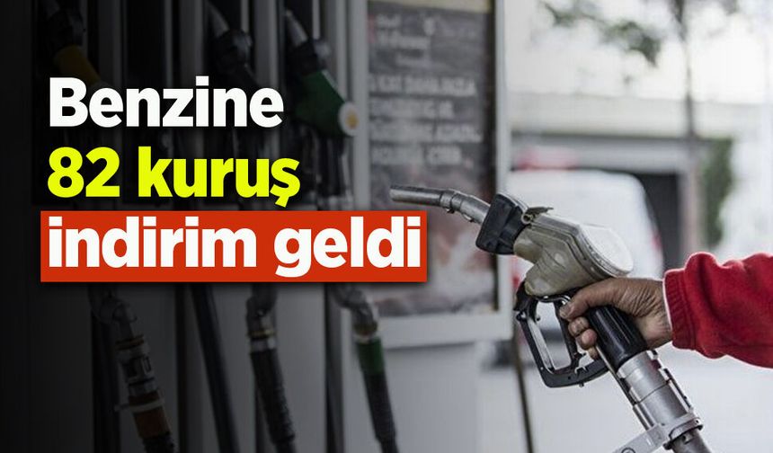 Benzine 82 kuruş indirim geldi