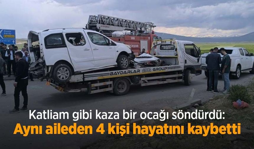 Katliam gibi kaza bir ocağı söndürdü: Aynı aileden 4 kişi hayatını kaybetti