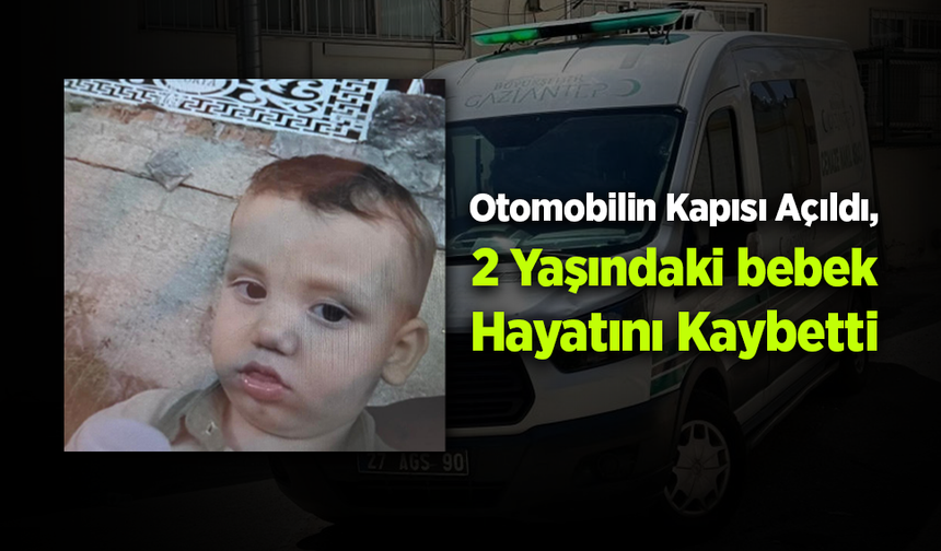Kavşakta Açılan Kapı 2 Yaşındaki Tevfik'in Hayatına Mal Oldu