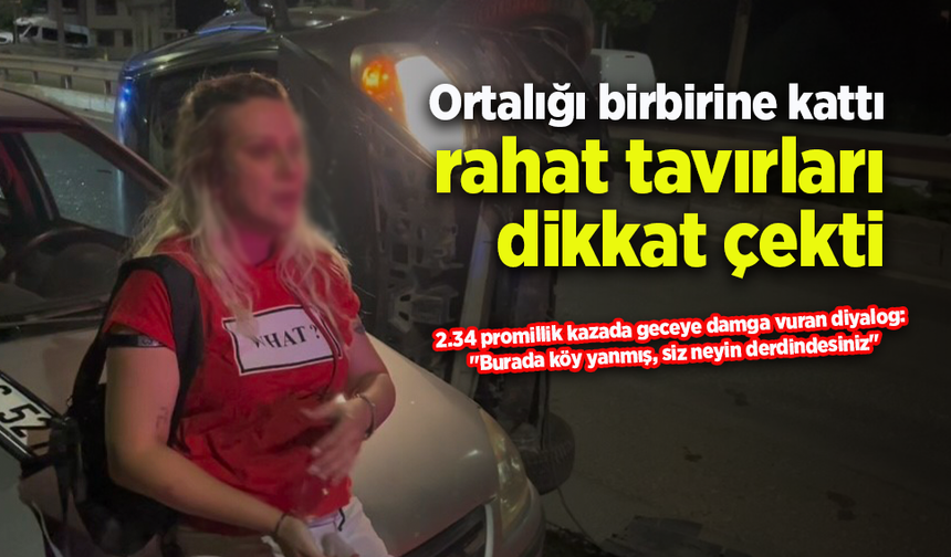 Ortalığı birbirine kattı rahat tavırları dikkat çekti