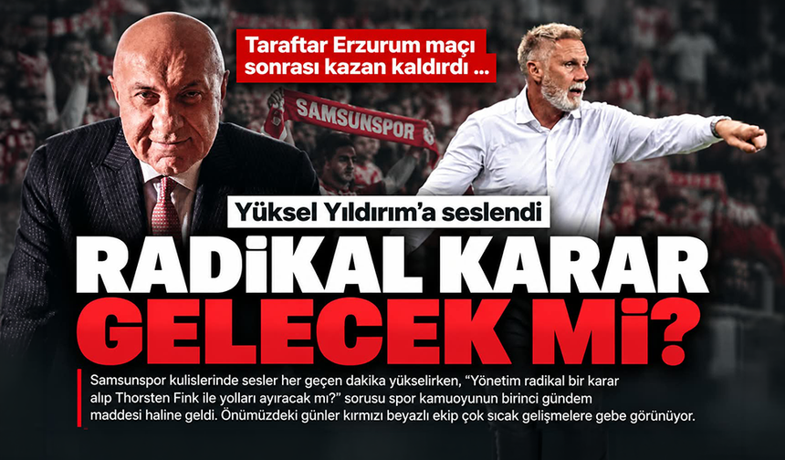 Taraftar kazan kaldırdı! Yüksel Yıldırım'a seslendi: Radikal karar gelecek mi?
