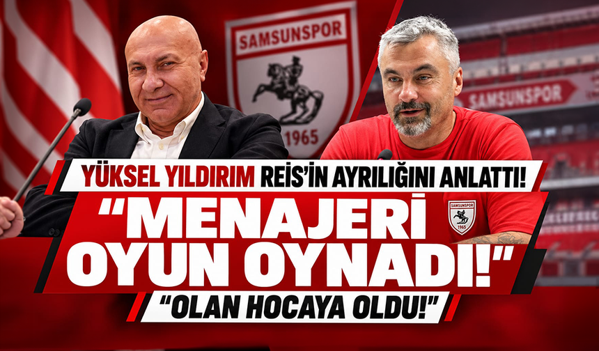Yüksel Yıldırım'dan Thomas Reis'in ayrılığına olay sözler! "Menajeri oyun oynadı"
