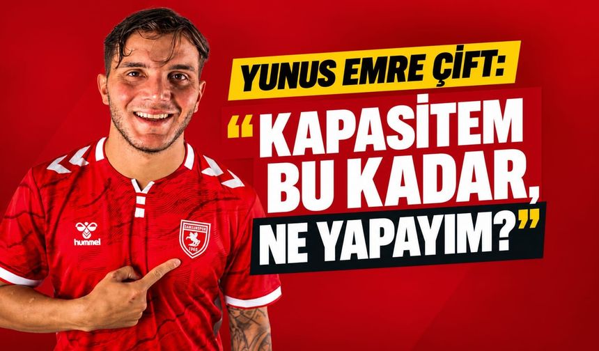 Yunus Emre Çift'ten taraftara şaşırtan yanıt: "Kapasitem bu kadar, ne yapayım?"