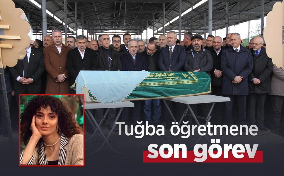 Tuğba öğretmene son görev