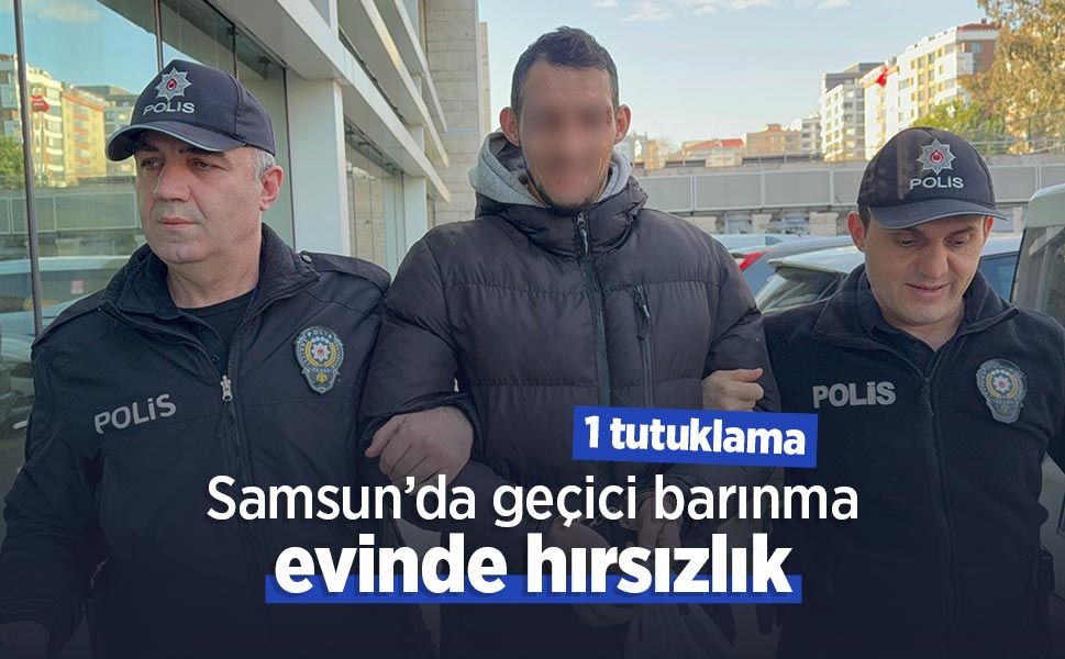Geçici barınma evinde hırsızlık: 1 tutuklama