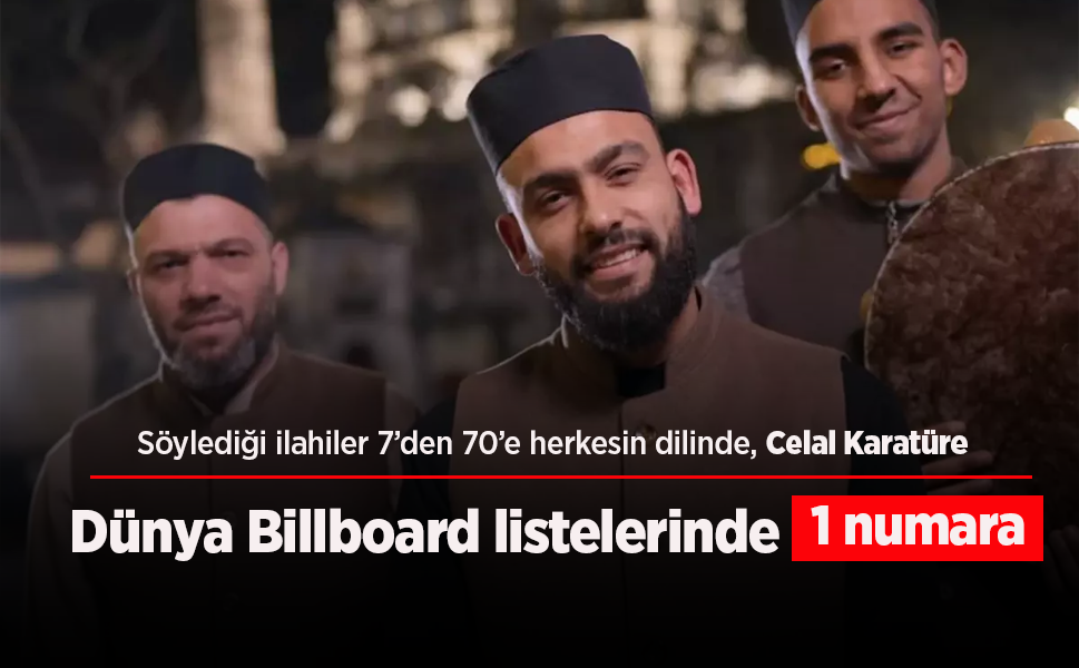 Celal Karatüre “Kabede Hacılar Hû Der Allah” İlahisiyle Billboard’da 1 Numara Oldu - samsunhaber.com