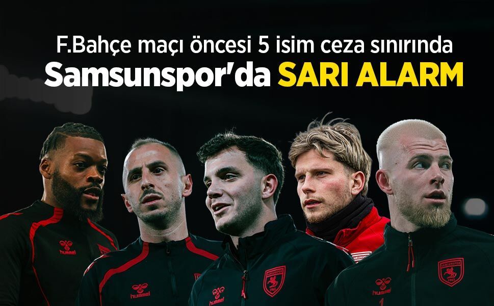 Samsunspor'da SARI ALARM