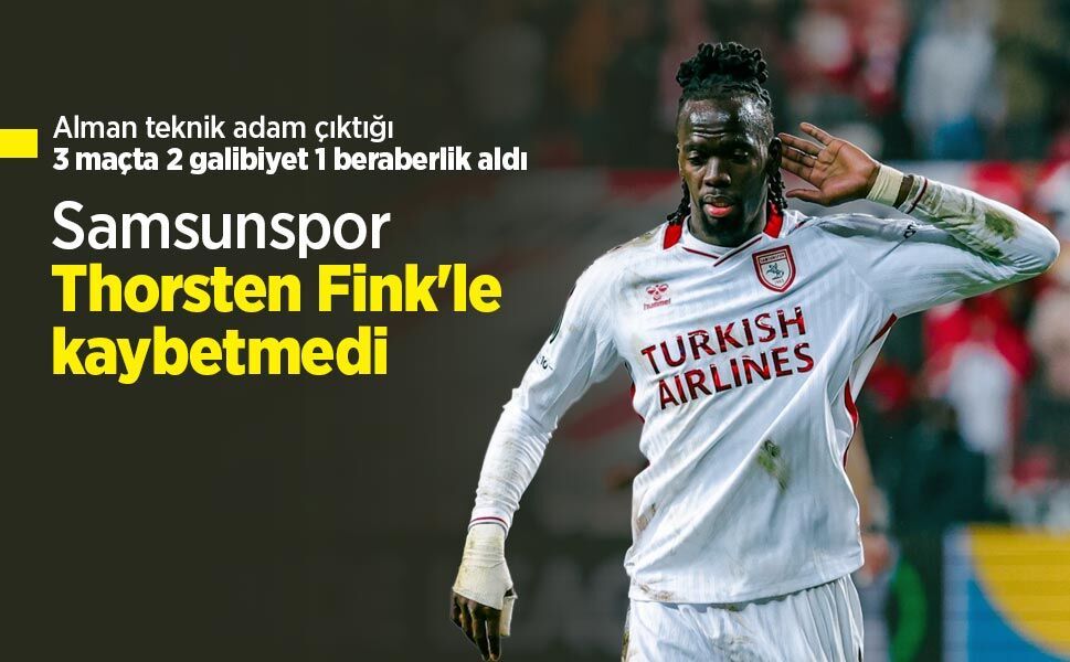 Samsunspor Thorsten Fink'le kaybetmedi