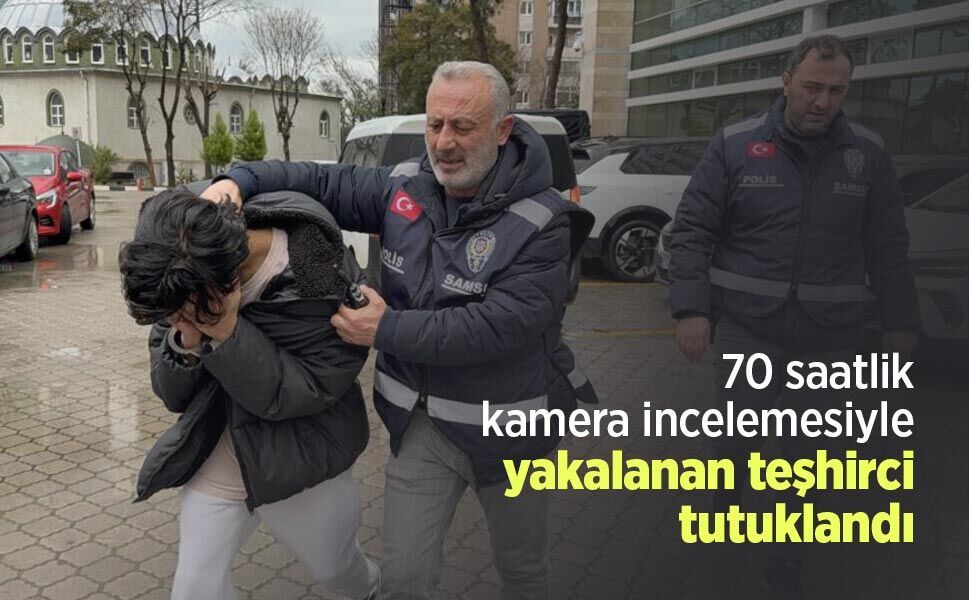 70 saatlik kamera incelemesiyle yakalanan teşhirci tutuklandı