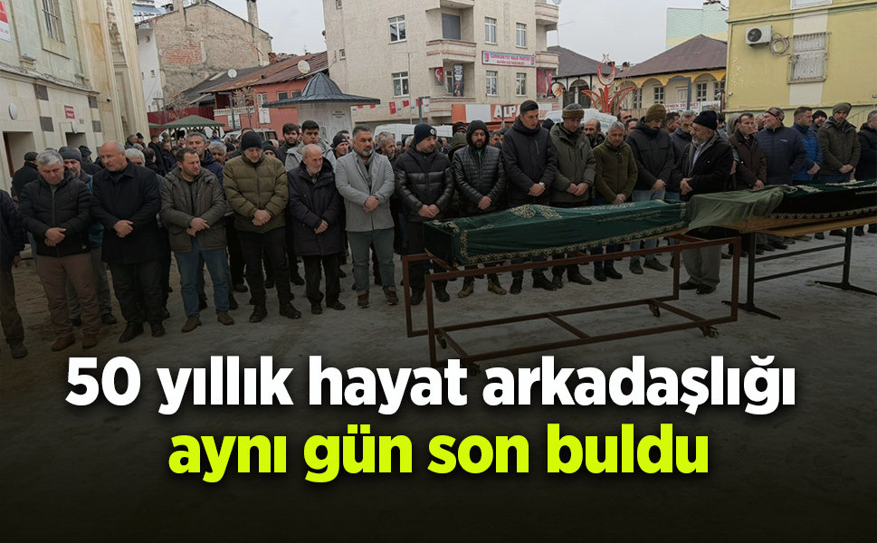 50 yıllık hayat arkadaşlığı aynı gün son buldu