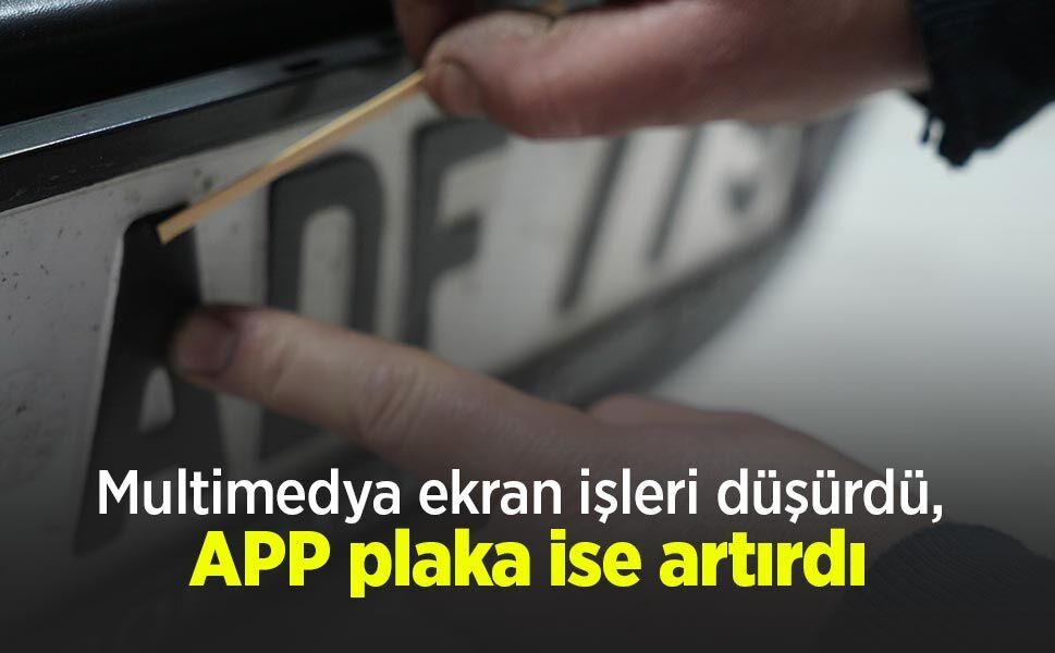 Multimedya ekran işleri düşürdü, APP plaka ise artırdı