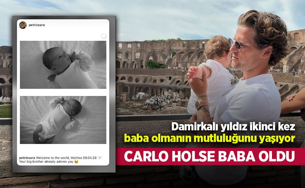 Damirkalı yıldız ikinci kez baba olmanın mutluluğunu yaşıyor ...