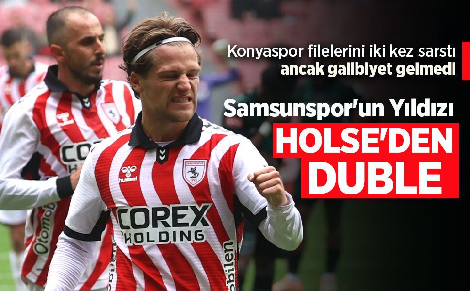 Konyaspor filelerini iki kez sarstı ancak galibiyet gelmedi ...