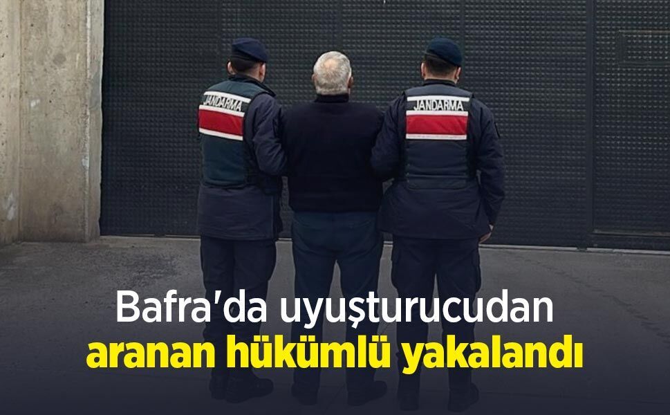 Bafra'da uyuşturucudan aranan hükümlü yakalandı