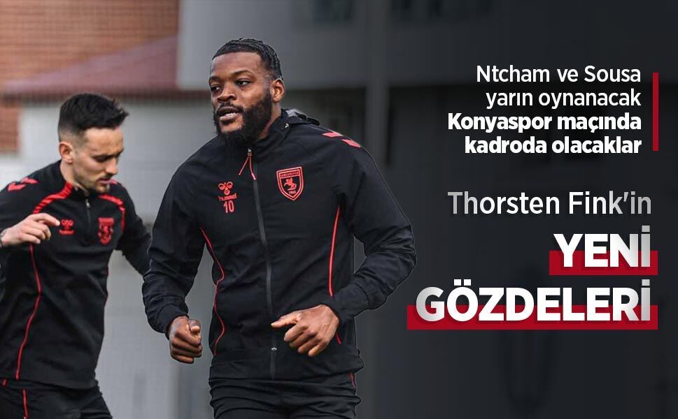 Ntcham ve Sousa yarın oynanacak Konyaspor maçında kadroda olacaklar, Thorsten Fink'in YENİ GÖZDELERİ