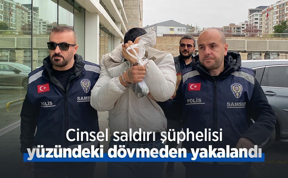Cinsel saldırı şüphelisi yüzündeki dövmeden yakalandı