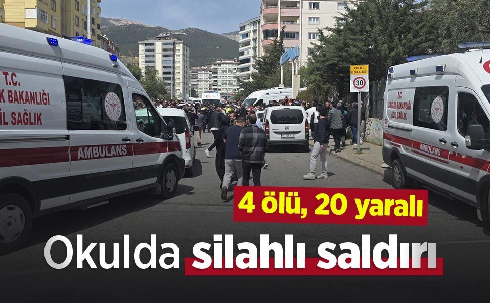 Okulda silahlı saldırı: 4 ölü, 20 yaralı