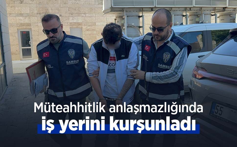Müteahhitlik anlaşmazlığında iş yerini kurşunladı