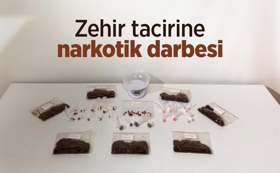 Zehir tacirine narkotik darbesi