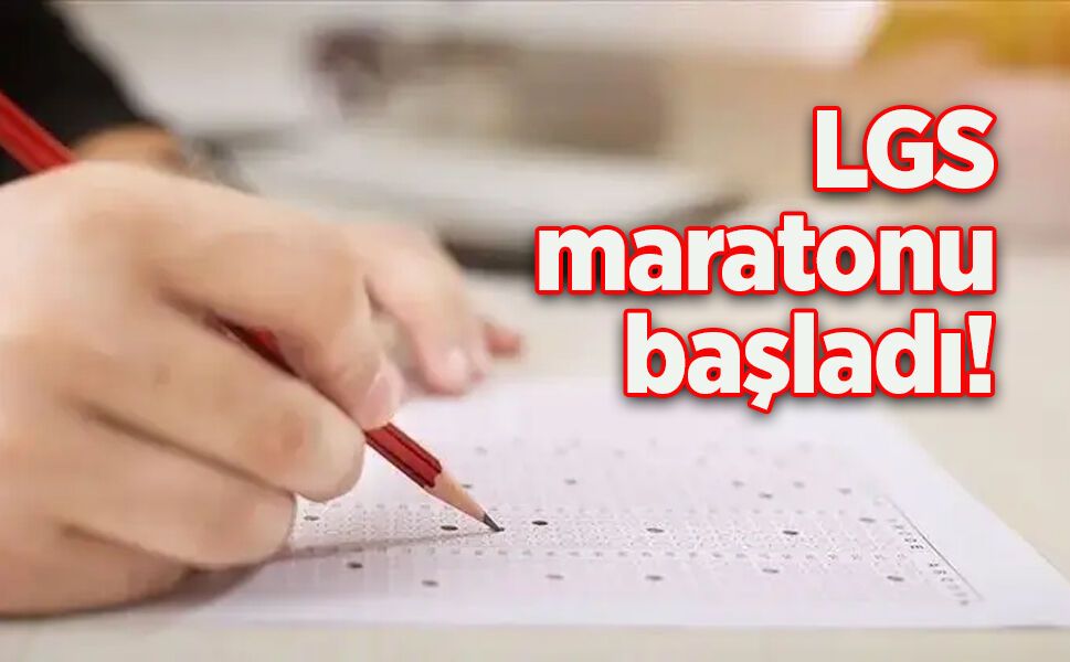 LGS maratonu başladı!