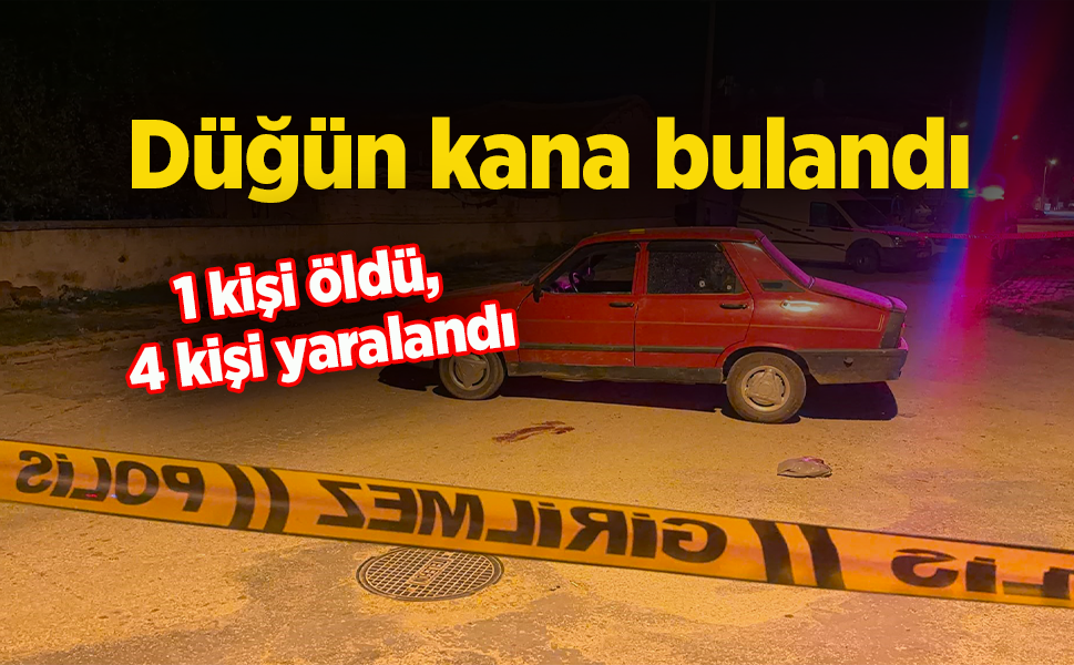 Düğün kana bulandı