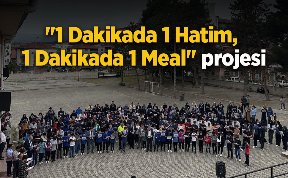 "1 Dakikada 1 Hatim, 1 Dakikada 1 Meal" projesi