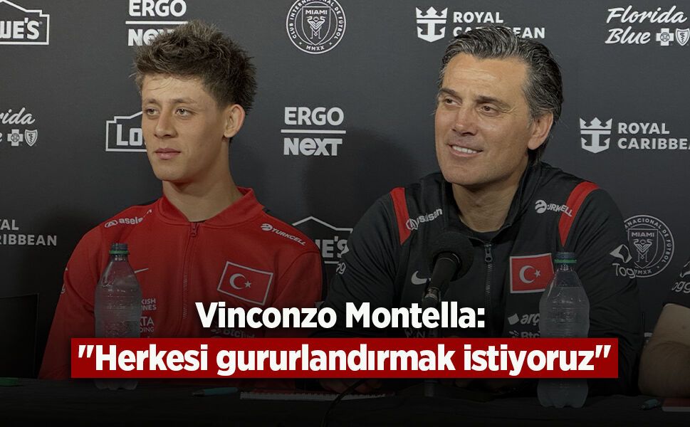 Vinconzo Montella: "Herkesi gururlandırmak istiyoruz"