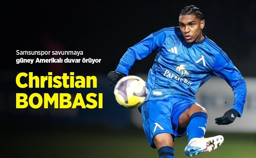 Samsunspor savunmaya güney Amerikalı duvar örüyor! Christian BOMBASI