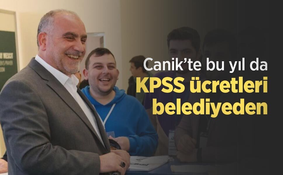 Canik’te bu yıl da KPSS ücretleri belediyeden