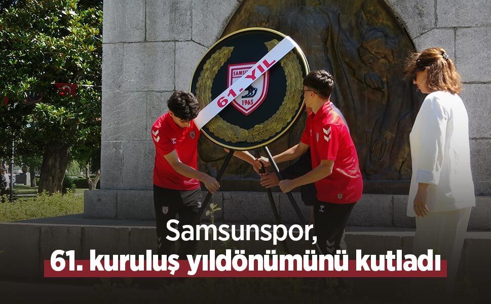 Samsunspor, 61. kuruluş yıldönümünü kutladı
